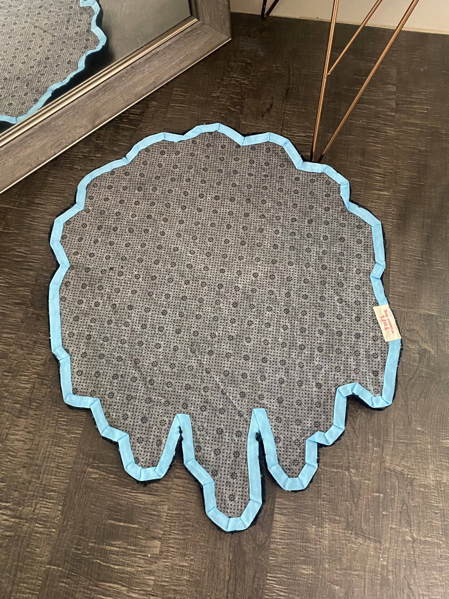 Murakami Smiley Face Rug, Melting Smiley Face Rug, Fun Rug for