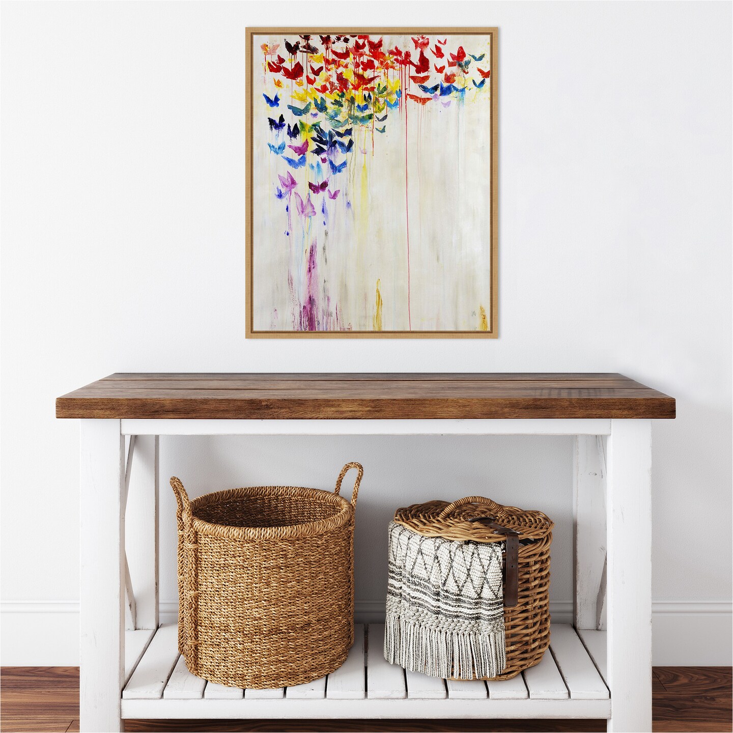 Butterfly Spectrum II by Jodi Maas Canvas Art Framed
