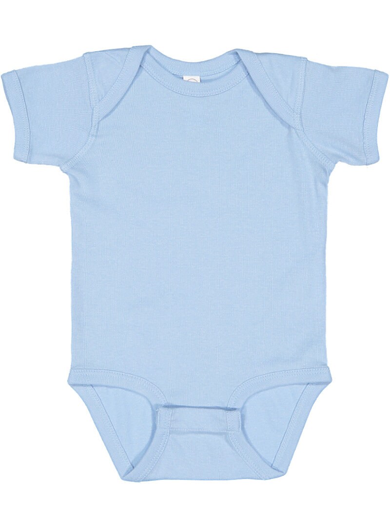 Baby Onesie / Bodysuit -- Short Sleeves -- 100% Cotton by Rabbit Skins&#xAE;