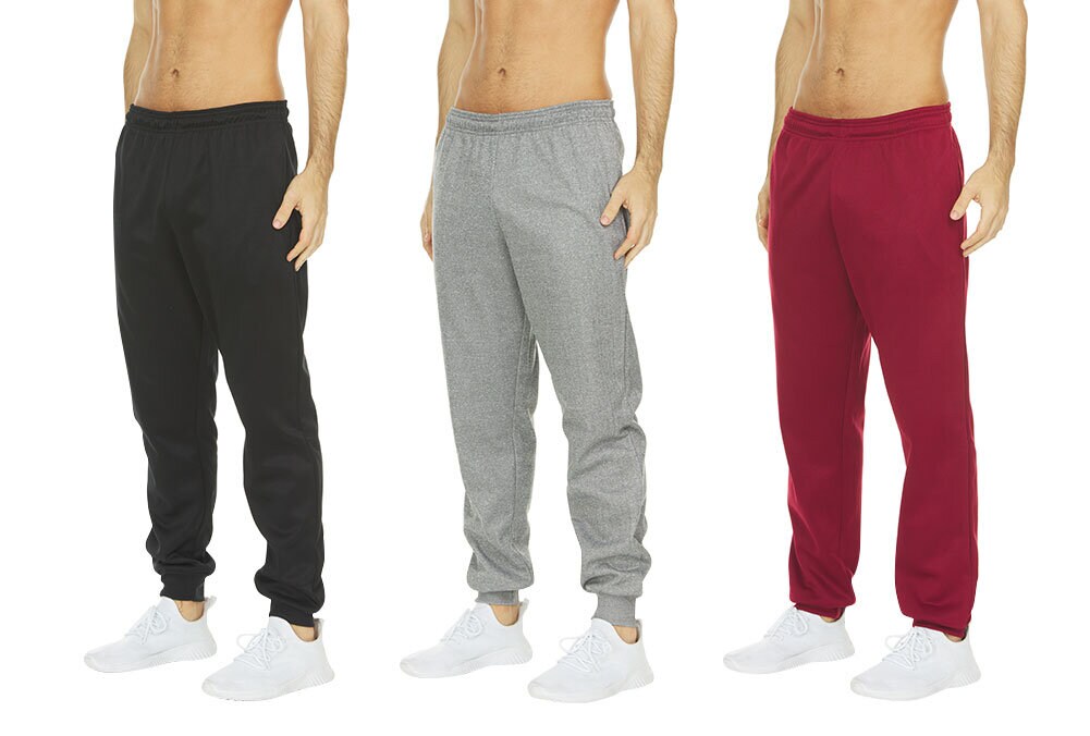 Men's Tech Fleece Joggers Dry Fit 3 Pack | Michaels