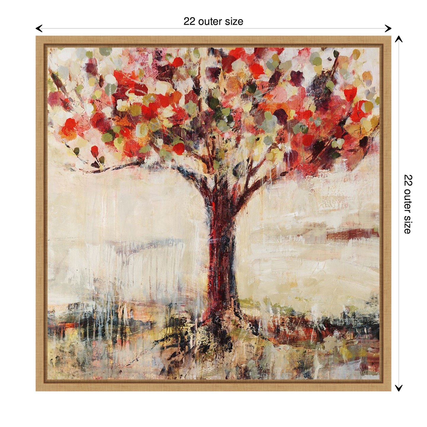 Candy Tree by Jodi Maas Canvas Art Framed
