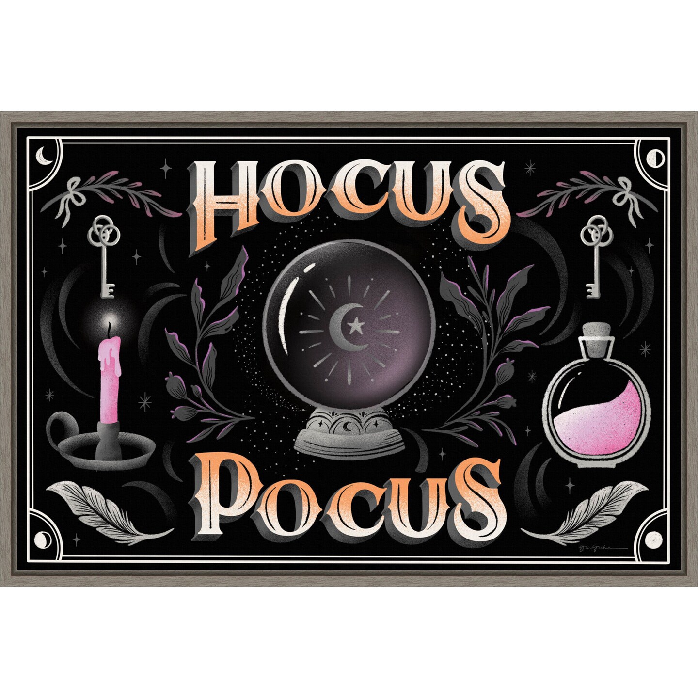 Hocus Pocus I by Gia Graham Framed Canvas Wall Art