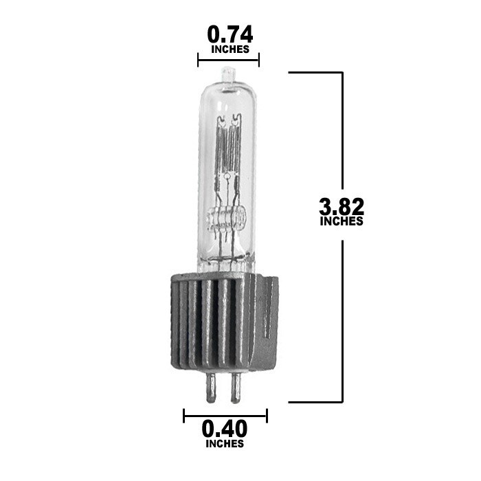 10PK - OSRAM HPL 575/115/X 575w 115v Long Life Halogen Light Bulb
