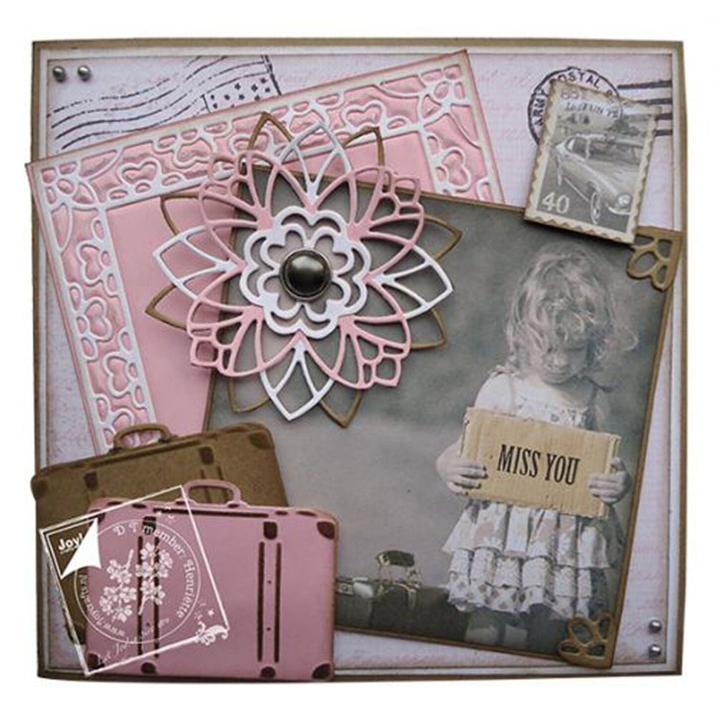 Joy! Crafts  Dies - Travel, Suitcase
