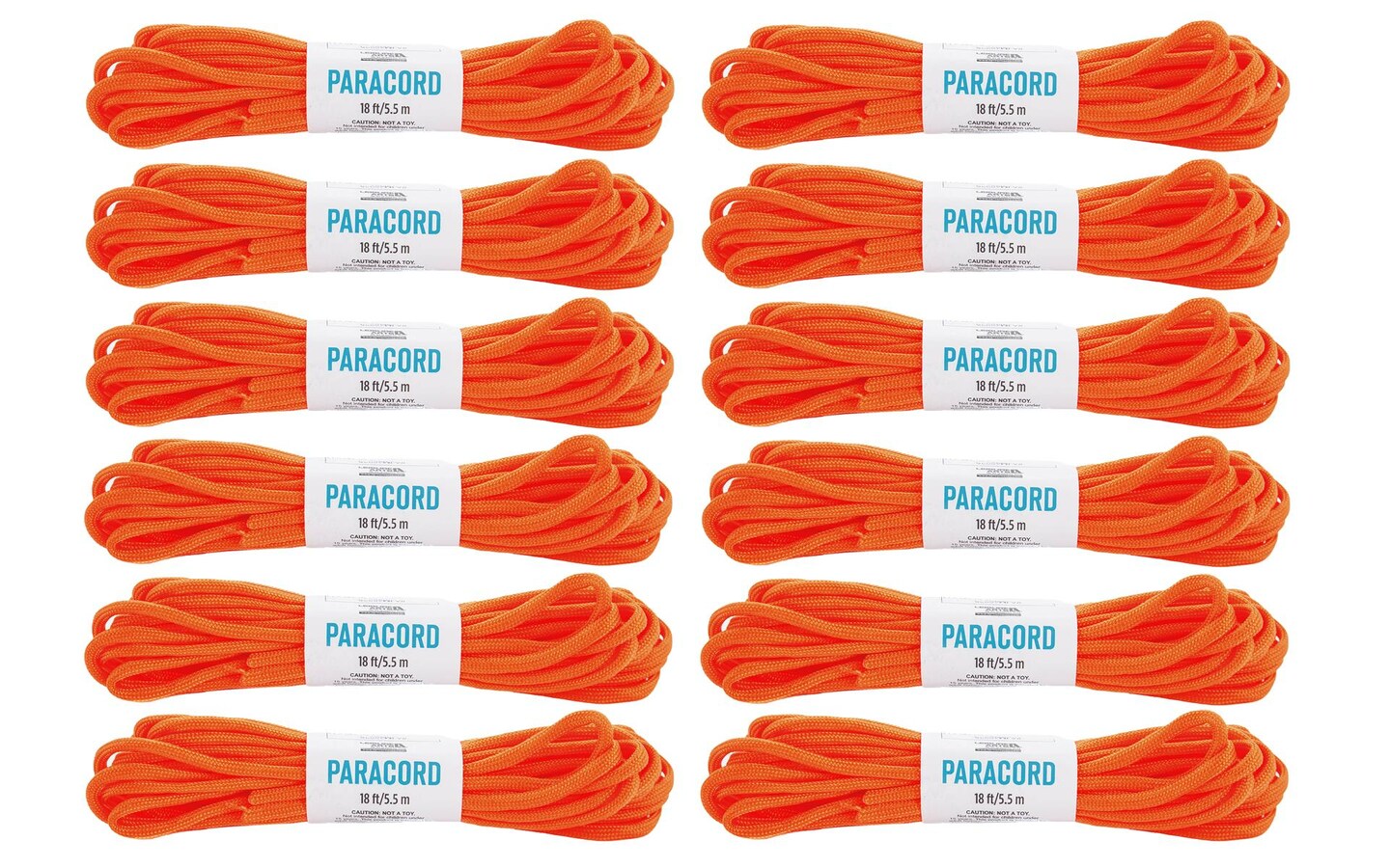 Leisure Arts Bundle Paracord Orange 12pc