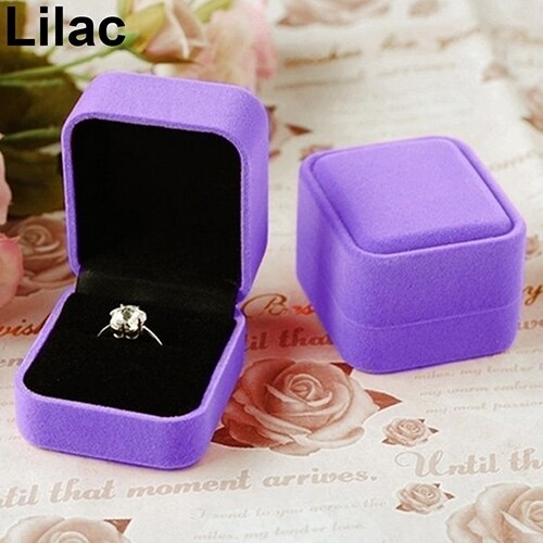 Velvet Jewelry Ring Jewelry Display Organizer Box