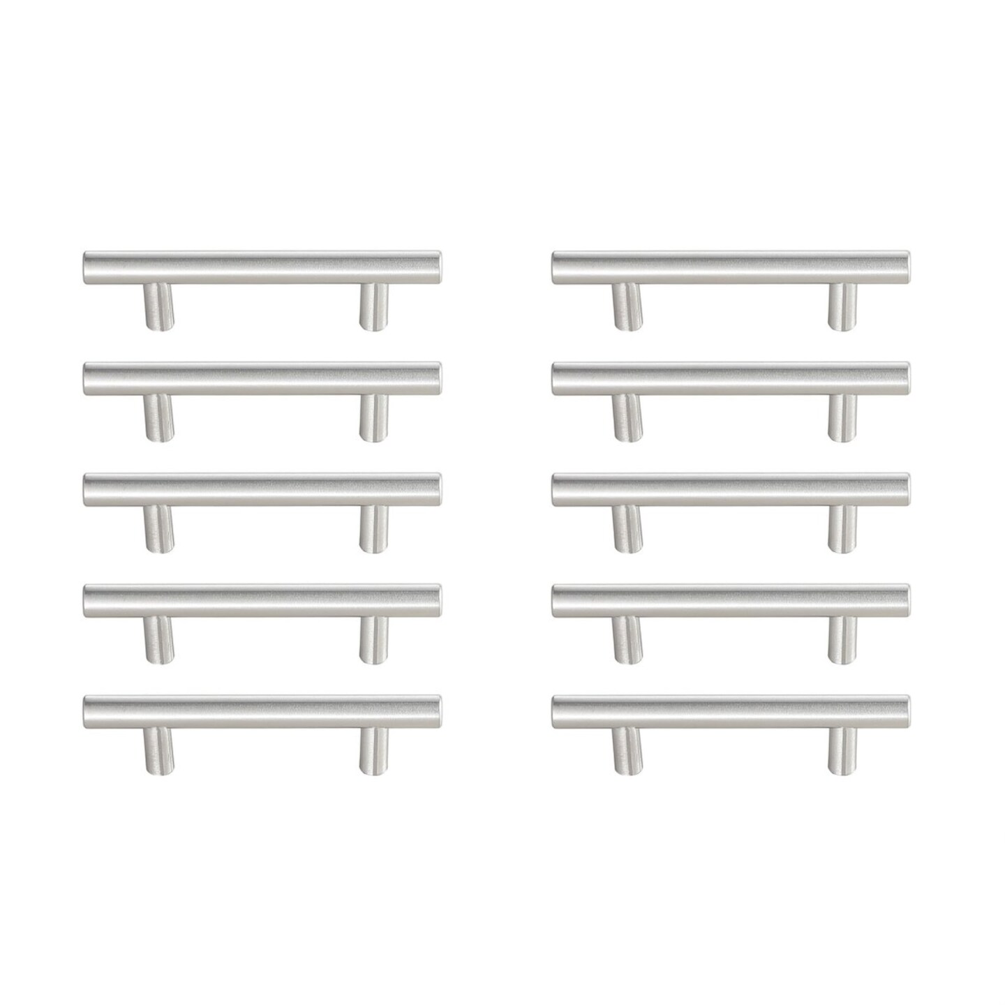 Quinn 3" Center to Center Brushed Nickel Bar Pull Multipack (set of 10)