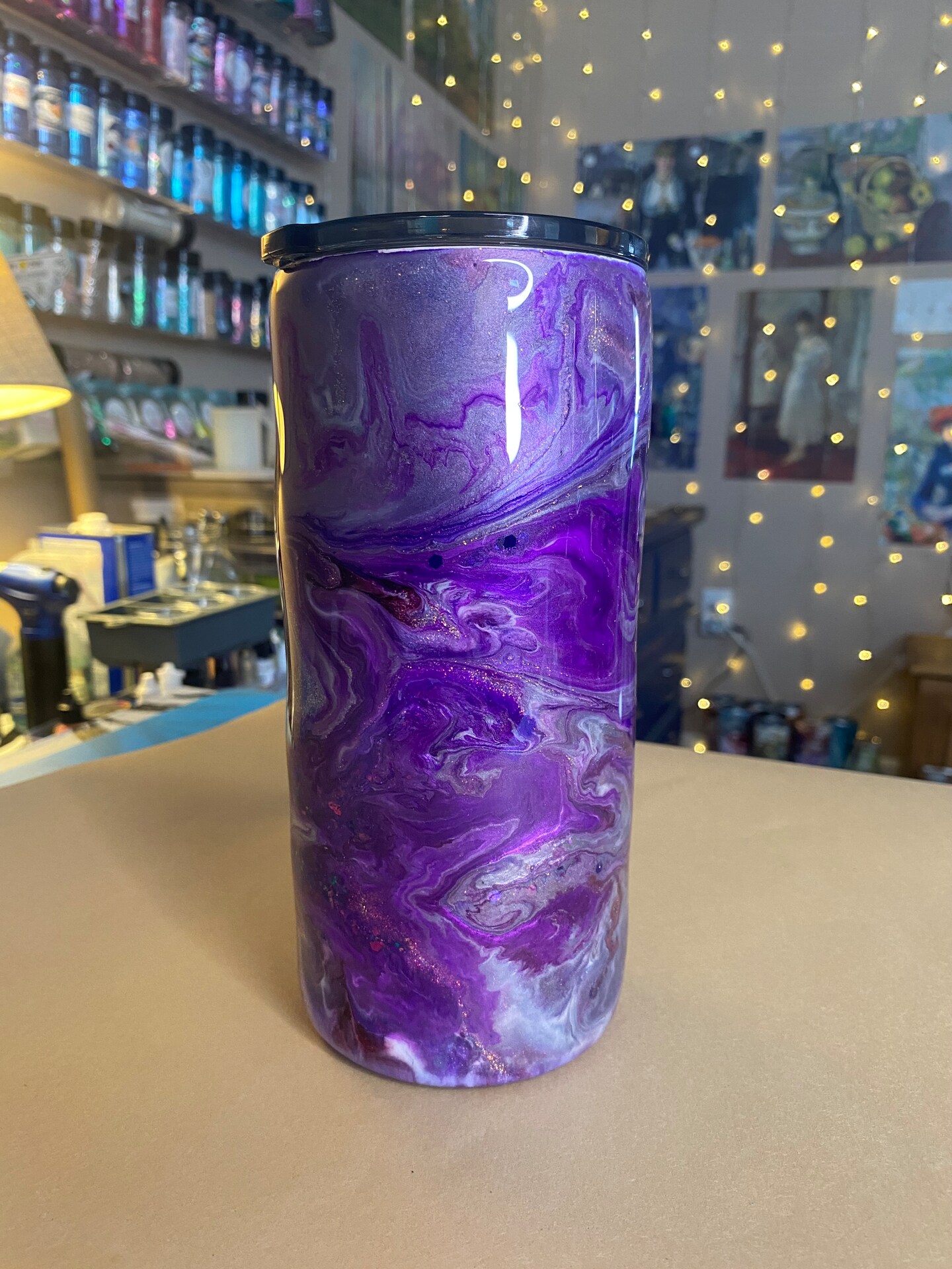 Purple Swirl Tumbler