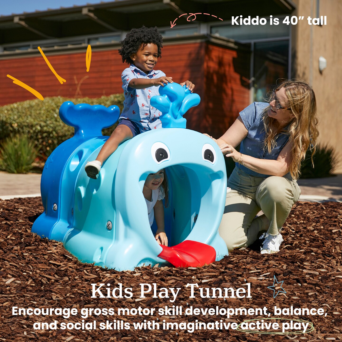 Willow Climb-N-Crawl Whale, Play Structure
