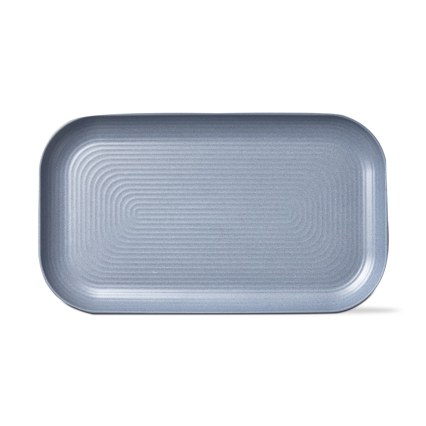 Light Blue Brooklyn Melamine Brooklyn Melamine Plastic Dinning Serving Platter Dishwasher Safe Indoor/Outdoor 17x10 inch Serving Platter
