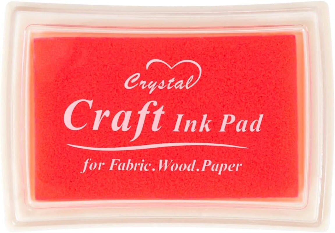 Multi-colour Non-Toxic Craft Scrapbook Finger Ink pad Rubber