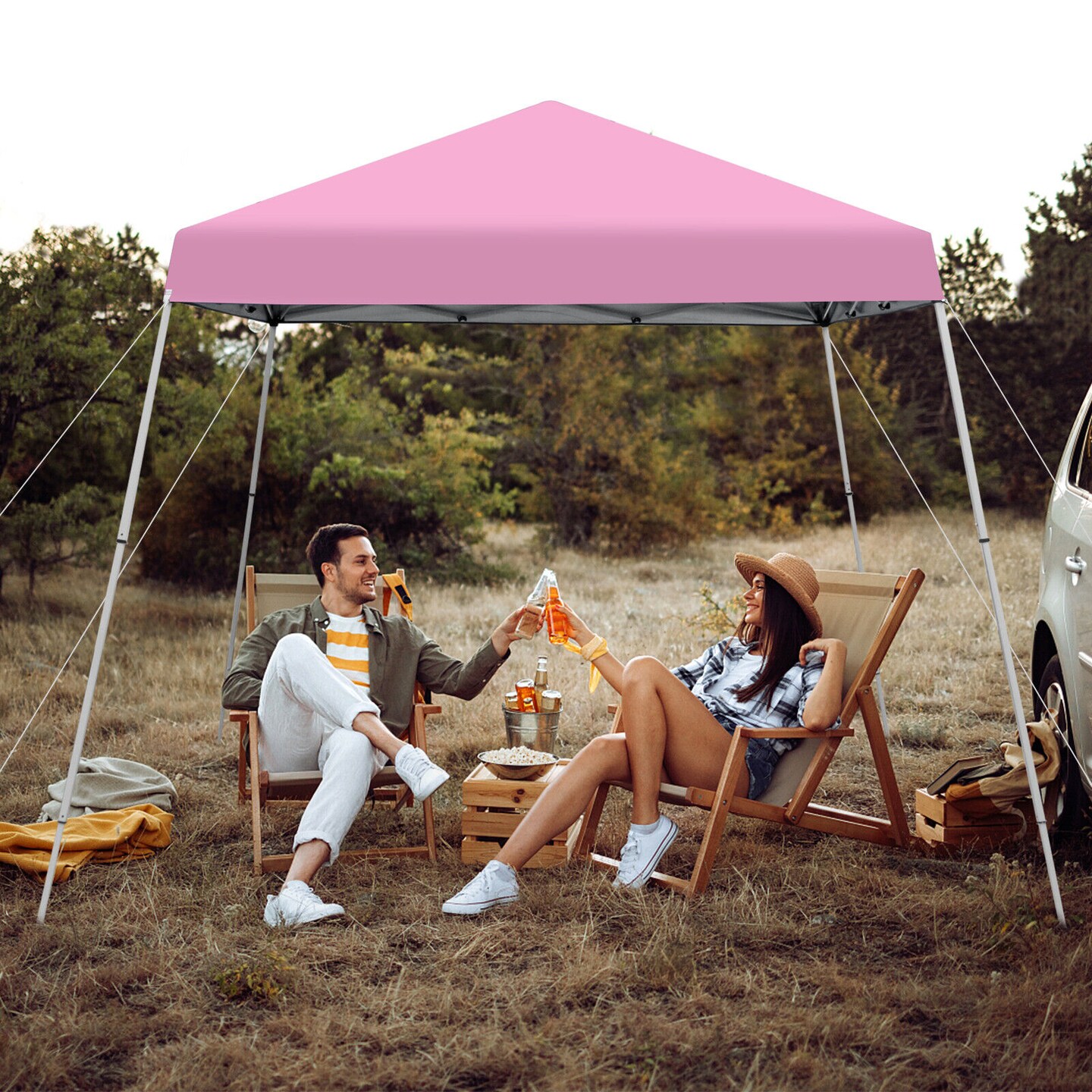 Outdoor Instant Pop-up Canopy with Carrying Bag
