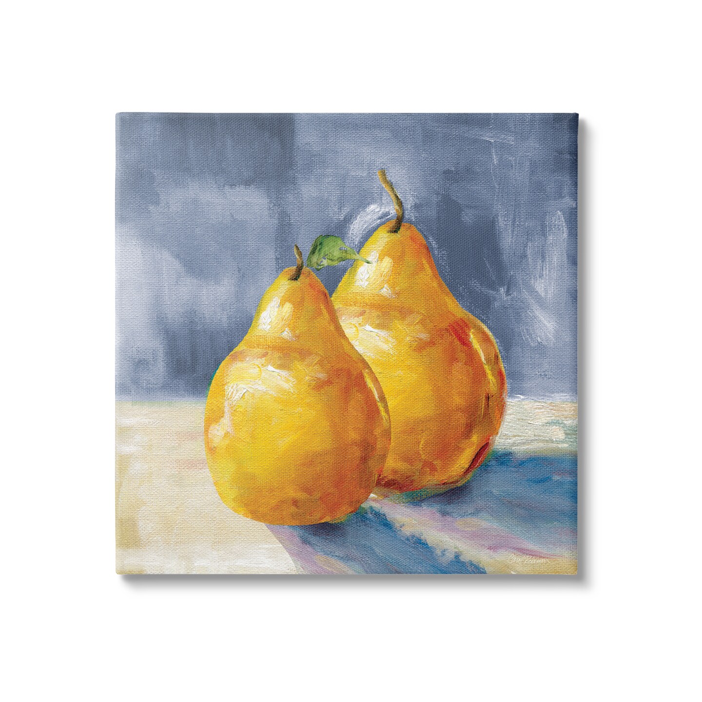 Stupell Industries Yellow Pears Classic Fruit Canvas Wall Art