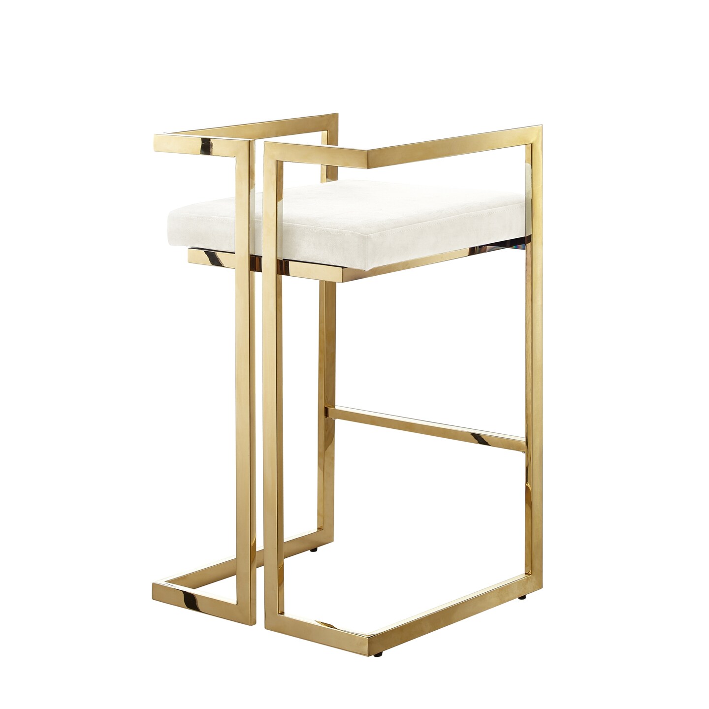 Ishmael Velvet Bar Stool/Counter Stool (Set of 2)