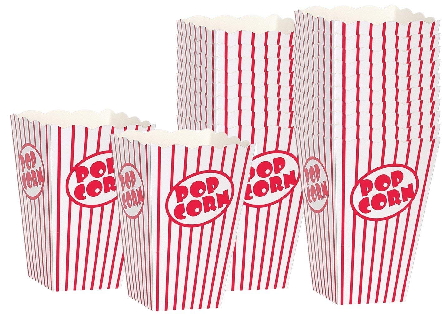 20 Pieces Movie Night Popcorn Boxes for Party - Paper Popcorn Buckets -, Movie Theme Party Decorations, Movie Party Favors, Container, Carnival & Movie Night Supplies, Movie Party Decorations