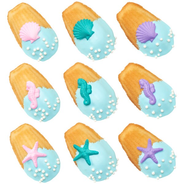 Seahorses, Starfish And Shells Dec-Ons&#xAE; Decorations 12ct