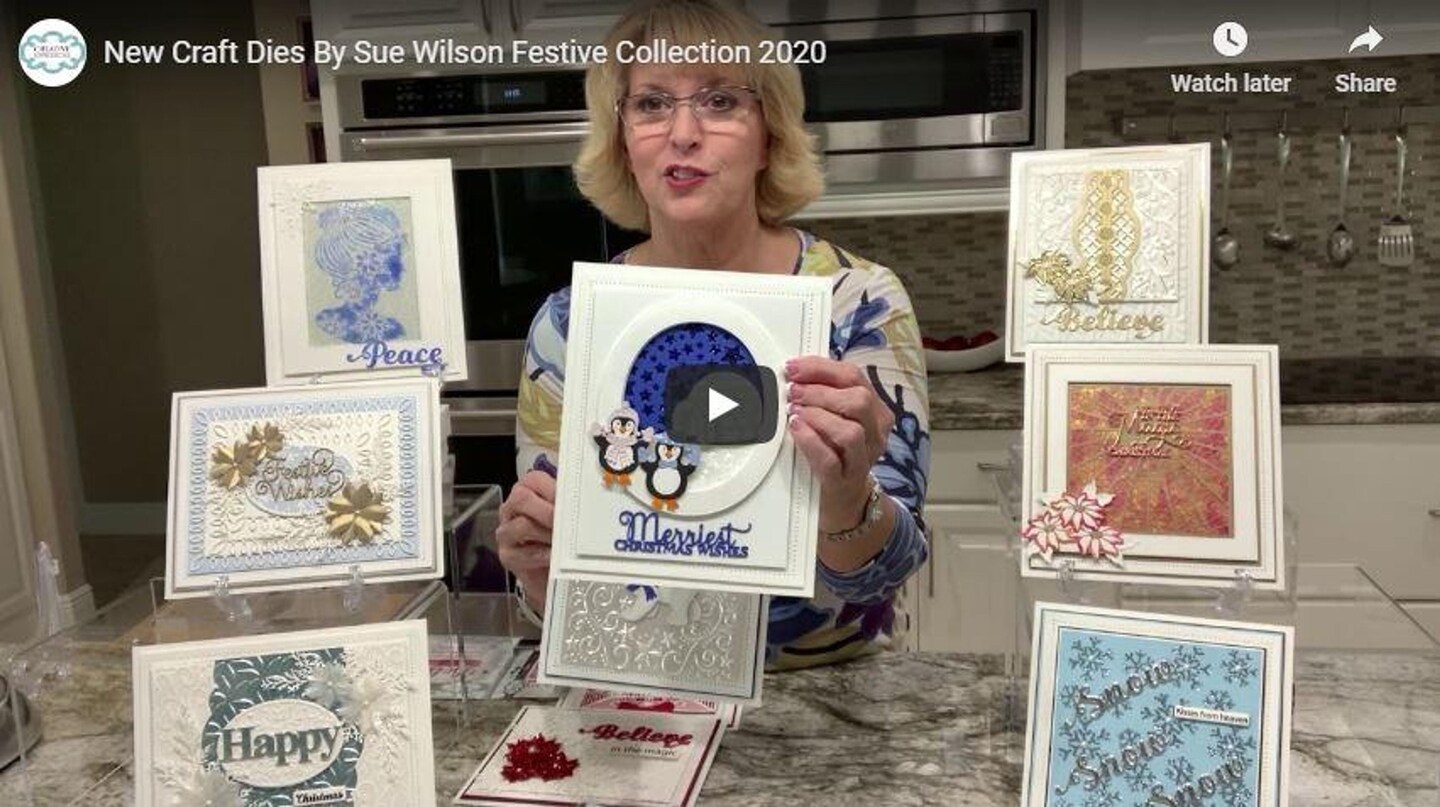 Creative Expressions Dies by Sue Wilson Festive Perfect Portraits Snowflake Silhouette