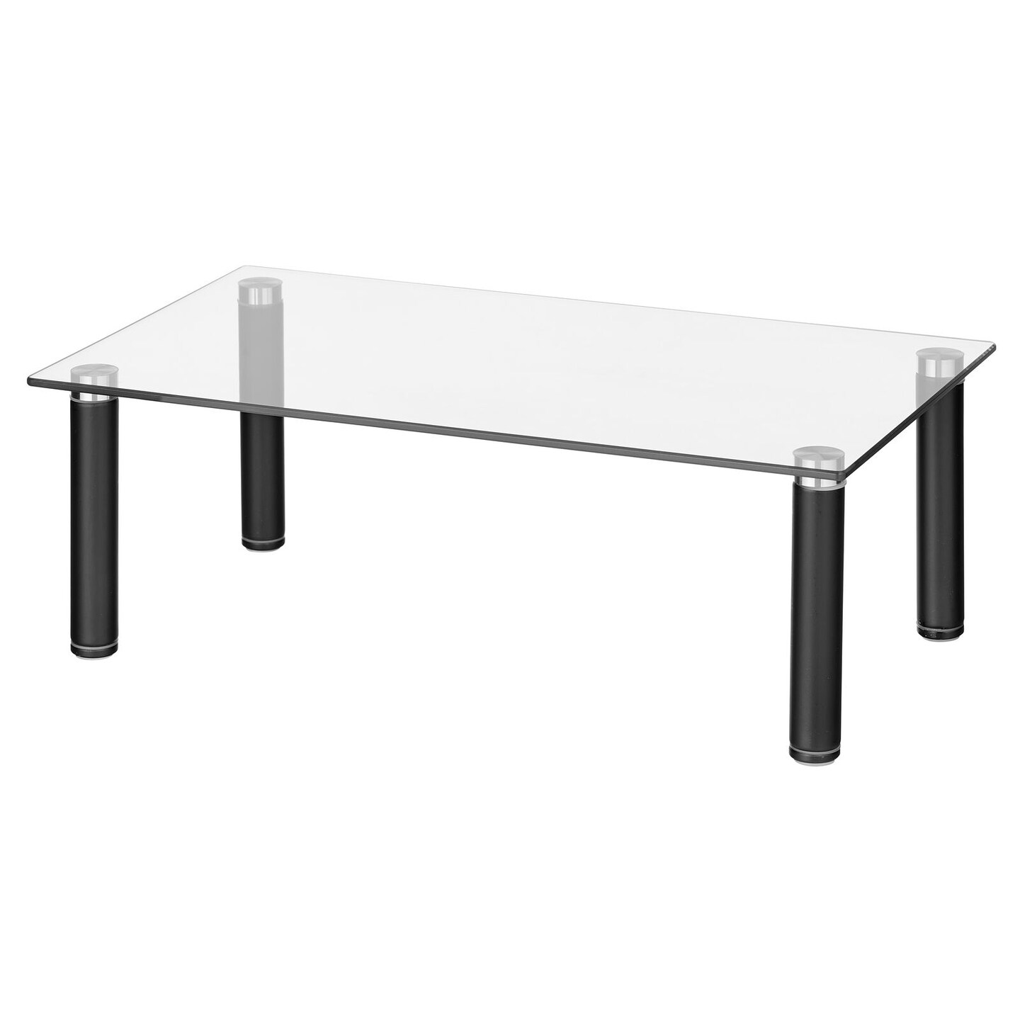 mDesign Flat Platform Riser Shelf for Laptop Computer or TV