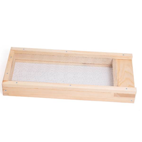 Stoney Acres Beekeeping Screen Base, Assembled, for 8 Frame Honeybee Hive Beehive, Amish Made