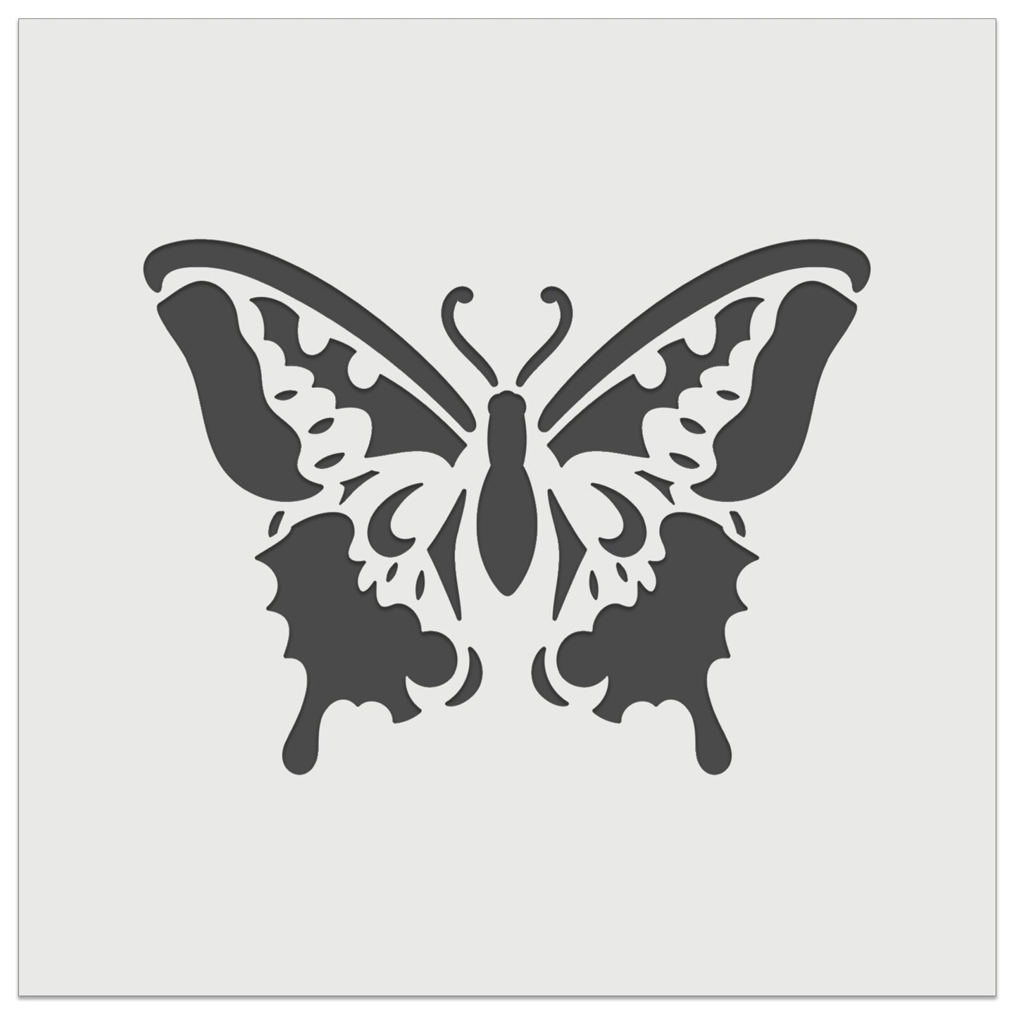 Elegant Swallowtail Butterfly Wall Cookie DIY Craft Reusable Stencil