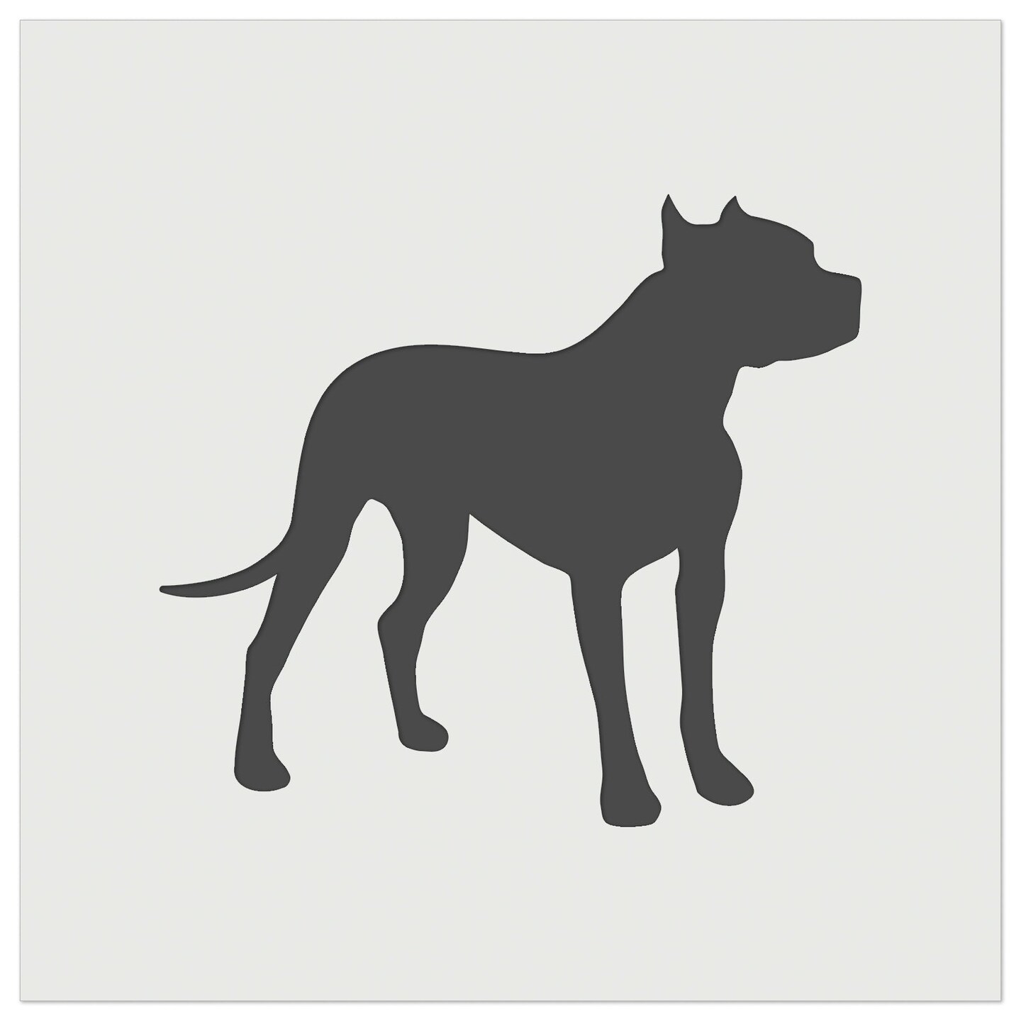 American Pit Bull Terrier Dog Solid Wall Cookie DIY Craft Reusable Stencil
