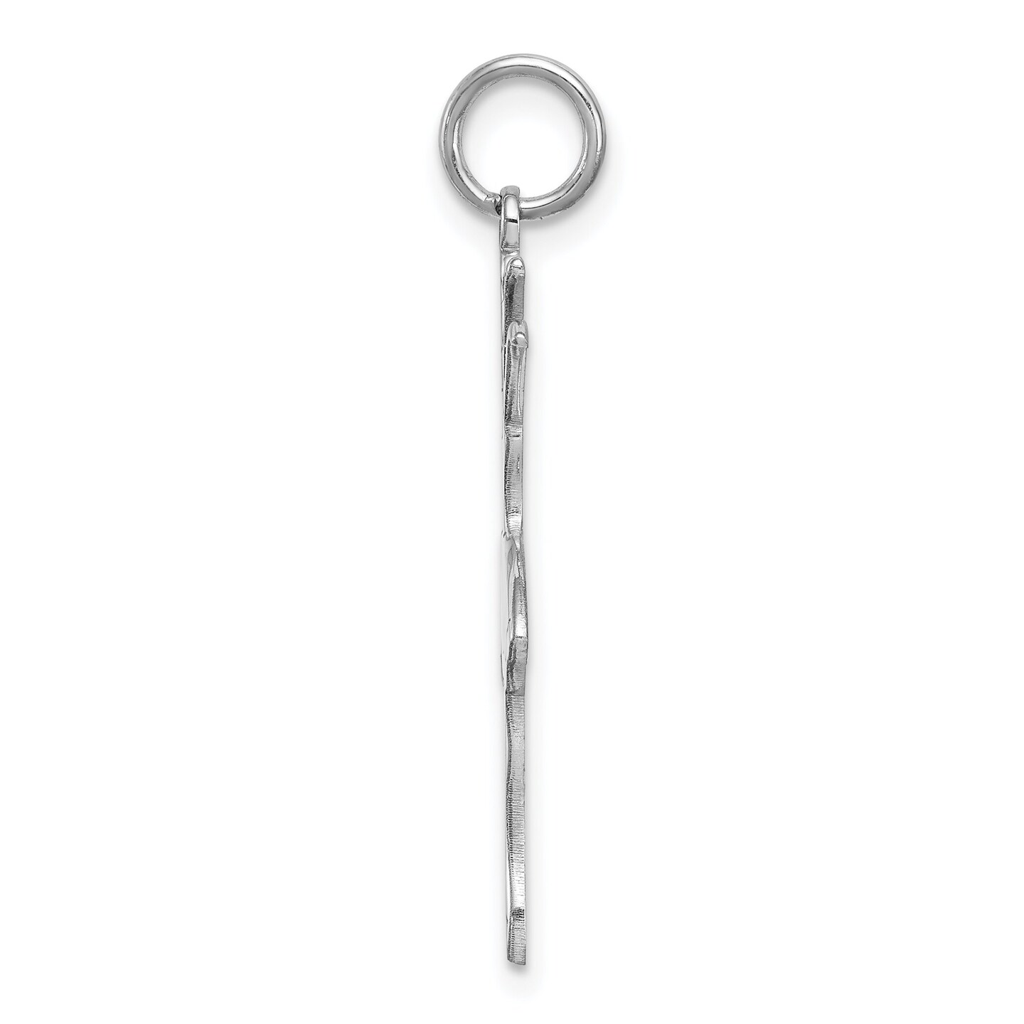 Sterling Silver Ballerina Charm Pendant Ballet Jewelry 27mm x 24mm
