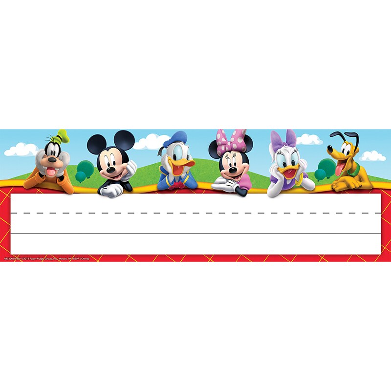 Mickey Mouse Clubhouse&#xAE; Self-Adhesive Name Plates, Pack of 36