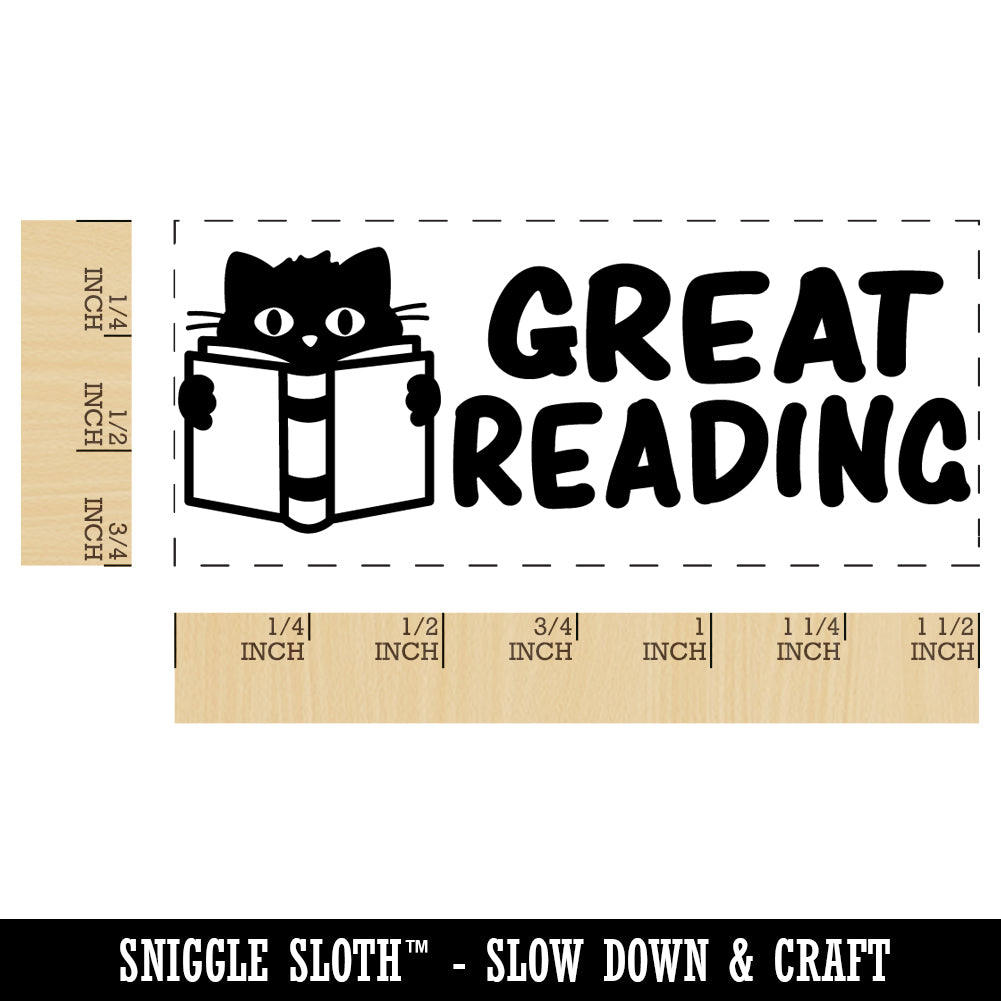 Cat Self Inking Book Stamp