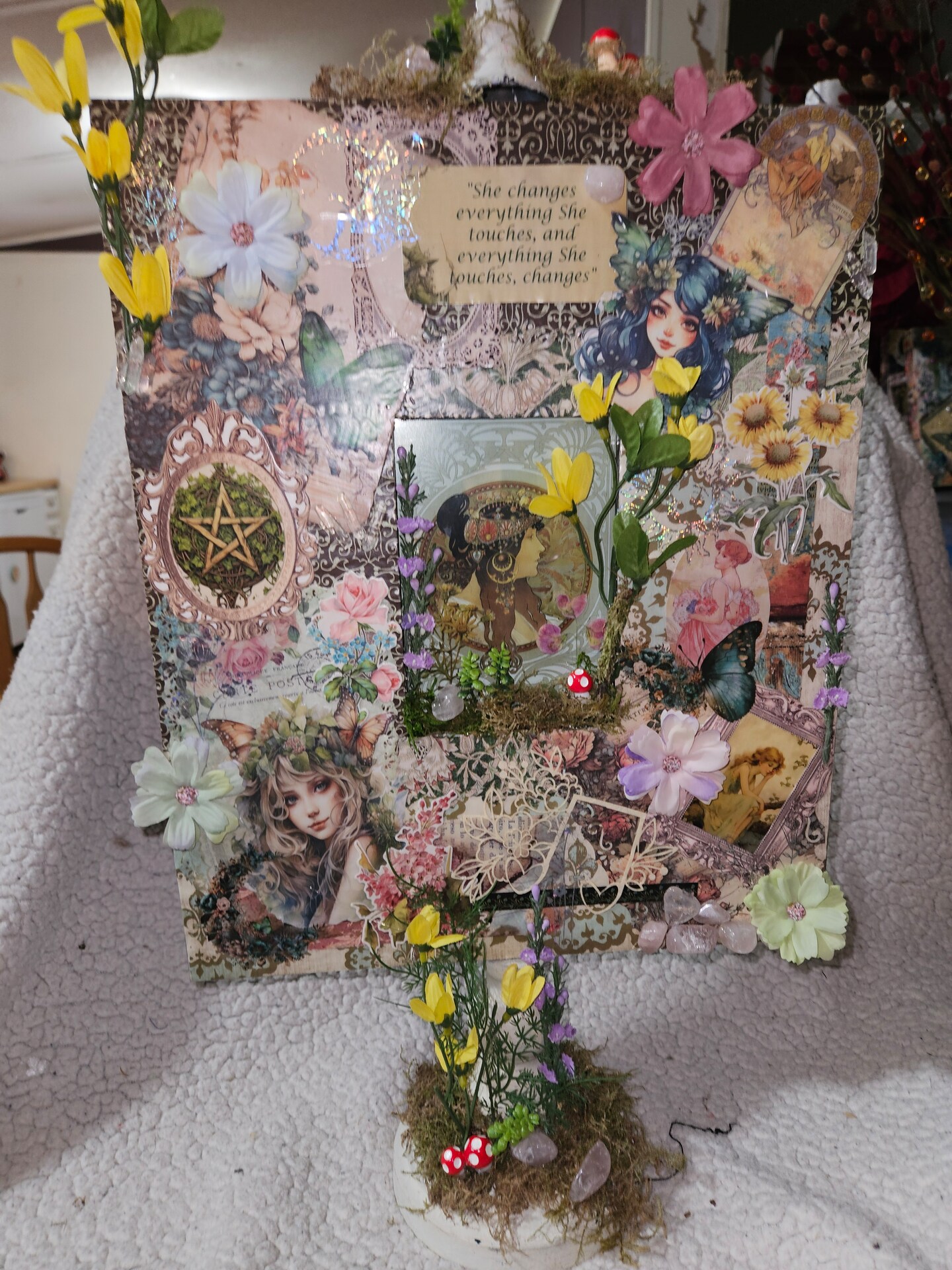 Whimsical Cottagecore Picture Frame