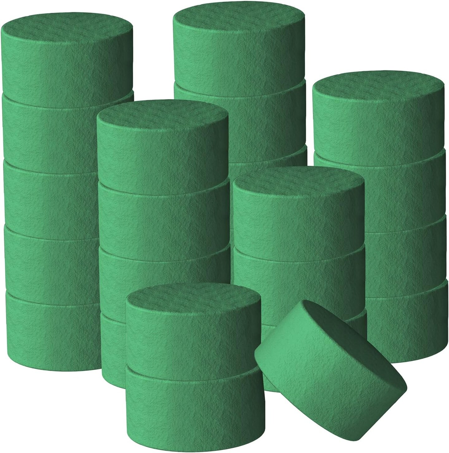 12 Pcs 3 Inch Flower Foam Block Round DIY Flower Arrangement Kit Wet Flower Foam for Artificial Flowers, Wedding Aisle Flowers, Party Decoration