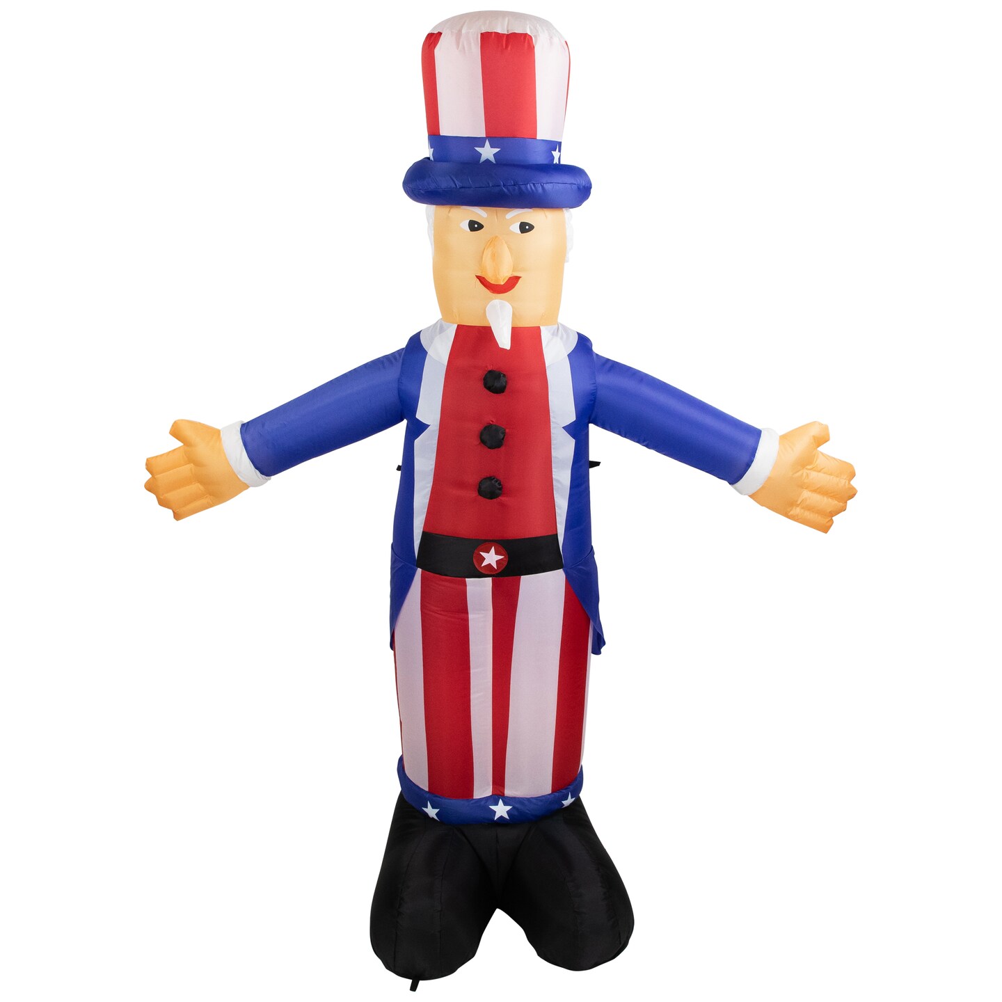 Northlight Lighted Inflatable Uncle Sam Patriotic Outdoor Decoration - 6'