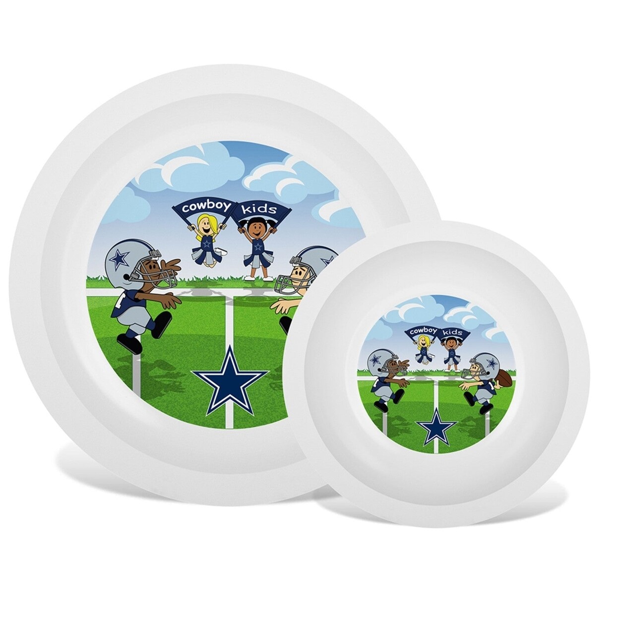 MasterPieces Dallas Cowboys - Baby Plate and Bowl Set