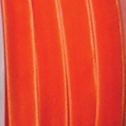 The Ribbon People Orange Soft Woven Edge Decorating Ribbon 0.25&#x22; x 66 Yards