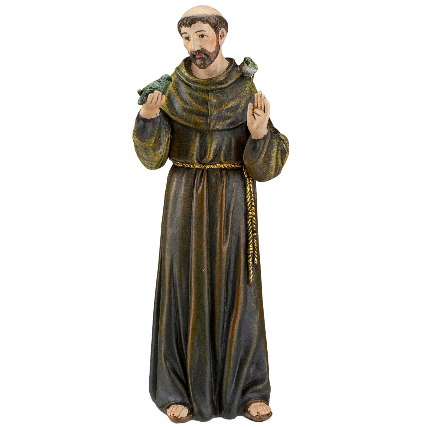Roman Joseph&#x27;s Studio St. Francis with Birds Figure - 6.25&#x22;