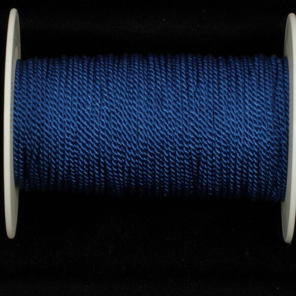 The Ribbon People Royal Blue Braided Cording Craft Ribbon 0.1&#x22; x 220 Yards