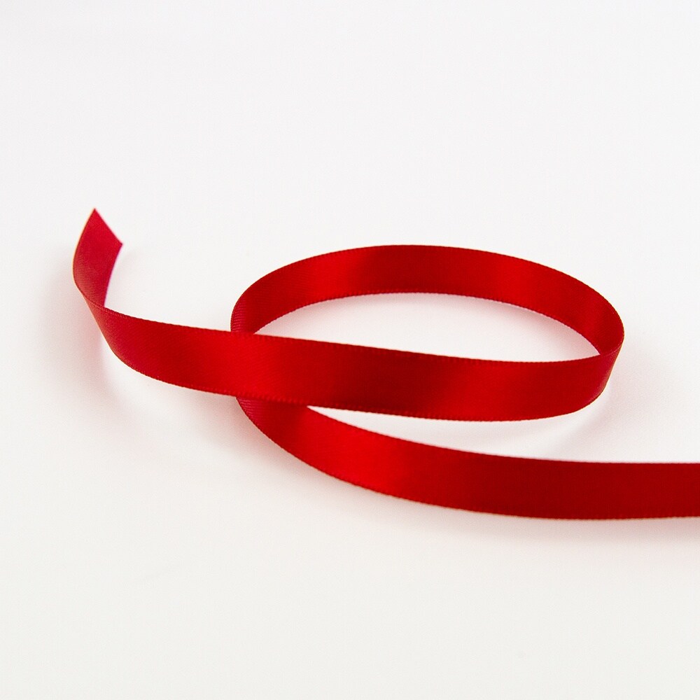Craft Perfect Double Face Satin Ribbon 9mmX5m Chilli Red Michaels
