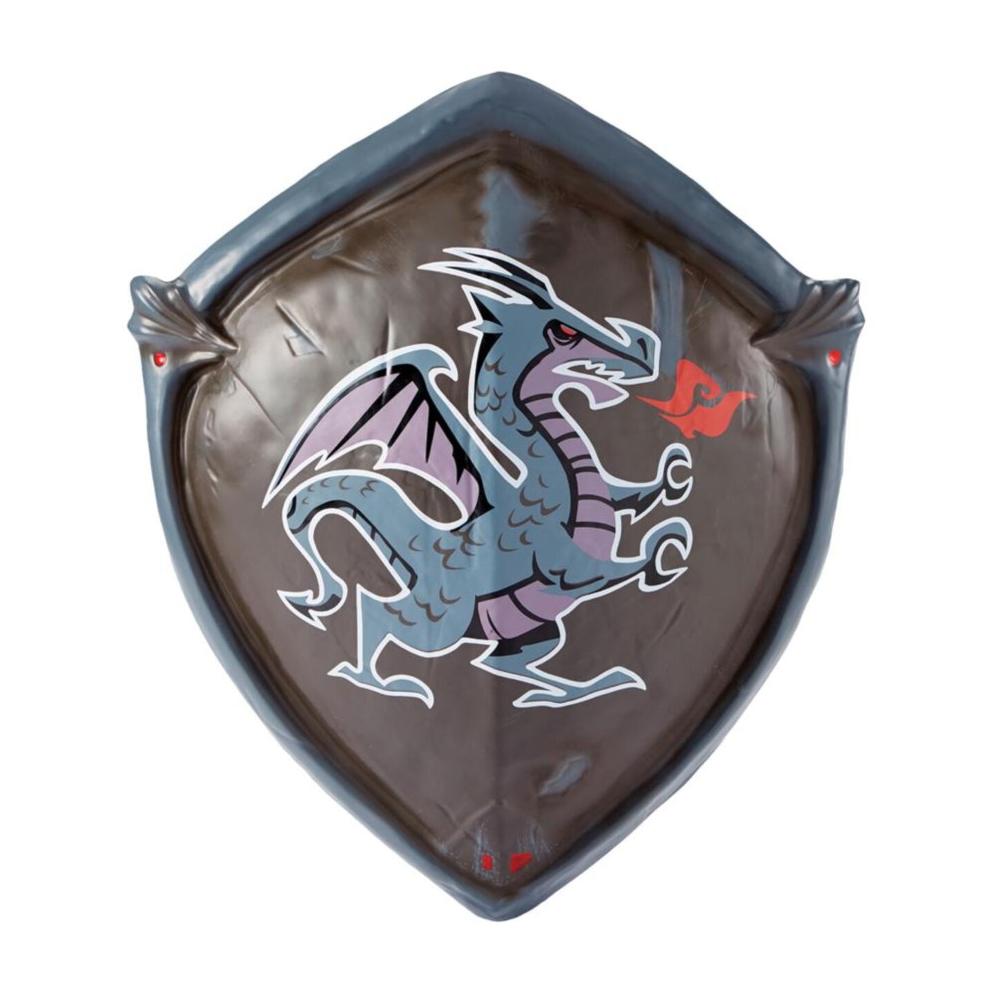 The Costume Center Black Fortnite Knight Shield Bling Men Adult Halloween Costume Accessory - One Size