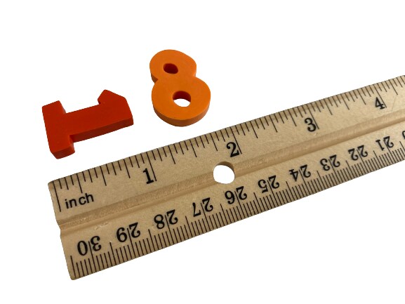 Mini Number Erasers for Kids (27pcs)