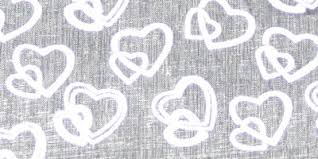 The Ribbon People White Locking Heart Cut Edge Craft Ribbon 4&#x22; x 50 Yards