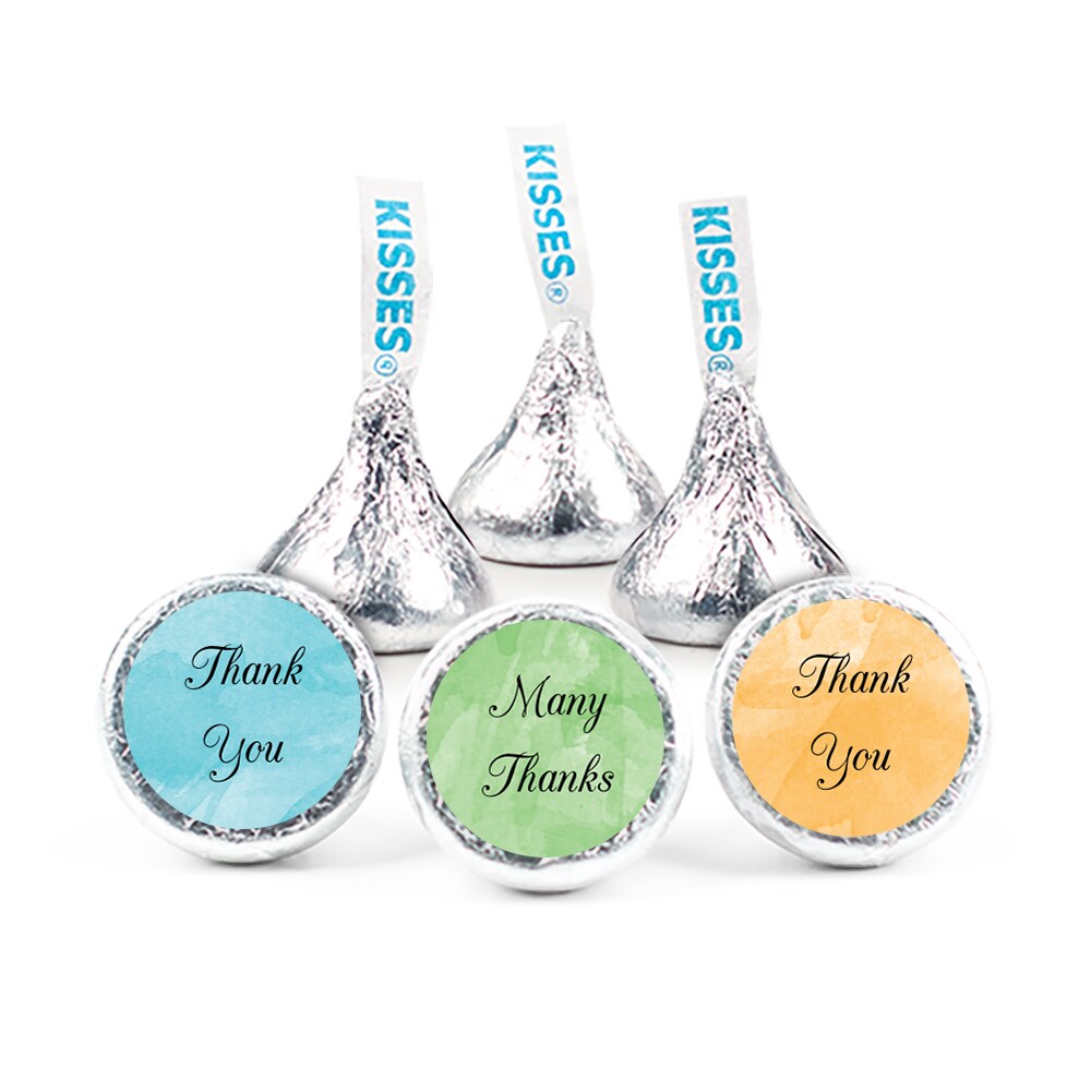 324ct Thank You Stickers for Hershey&#x27;s Kisses or Lifesavers Mints (324ct) - Party Favors - By Just Candy