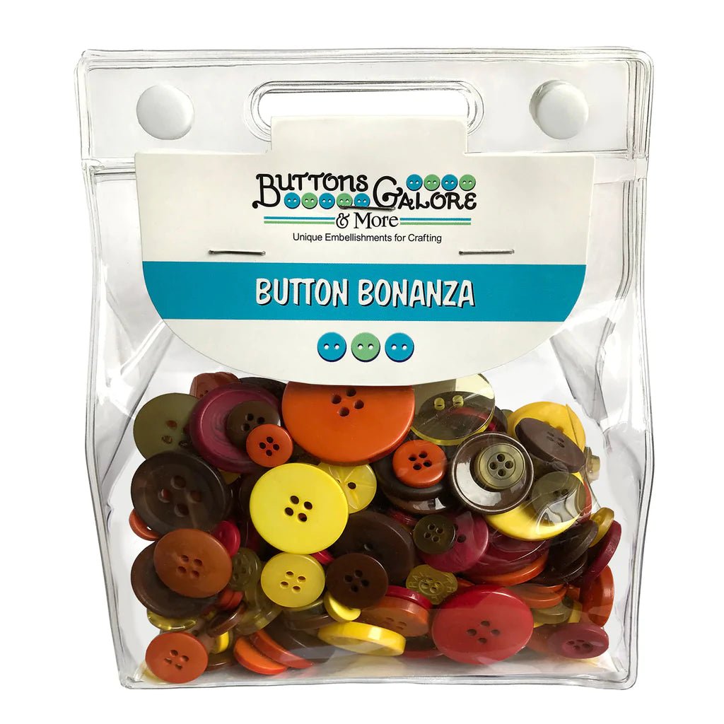 Buttons Galore Button Bonanza Bulk Buttons for Sewing & Crafts, Assorted Colors - .50 LBS.