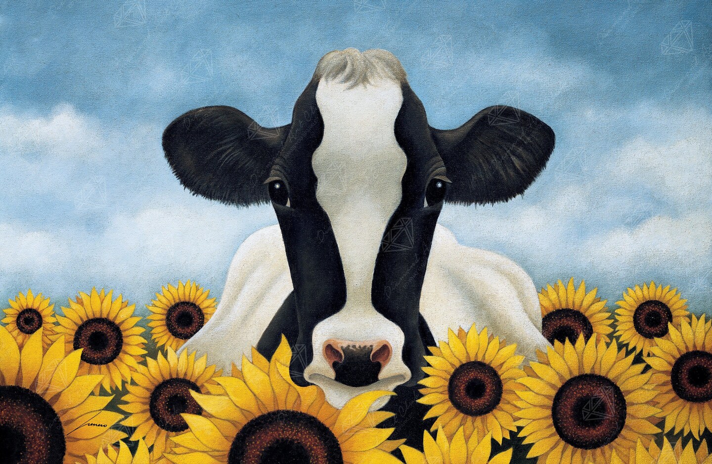 Surrounded by Sunflowers
