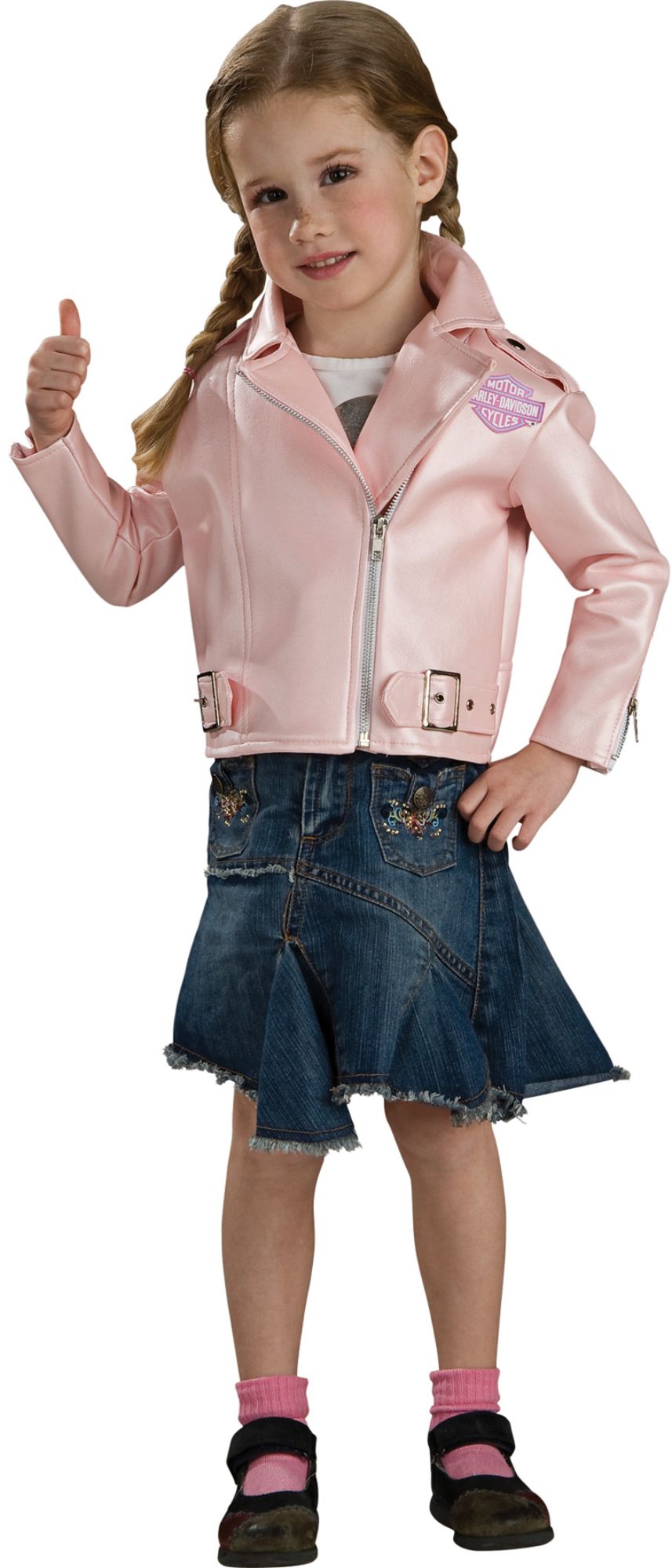 The Costume Center Pink Harley Davidson Jacket Infant Halloween Costume