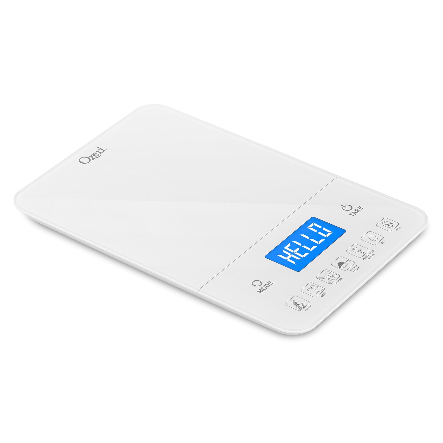 Ozeri Pro Digital Kitchen Food Scale 1G to 12 lbs Capacity, White