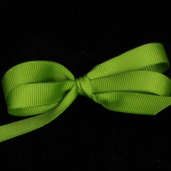 The Ribbon People Chartreuse Green Woven Edge Grosgrain Craft Ribbon 0.25" x 132 Yards