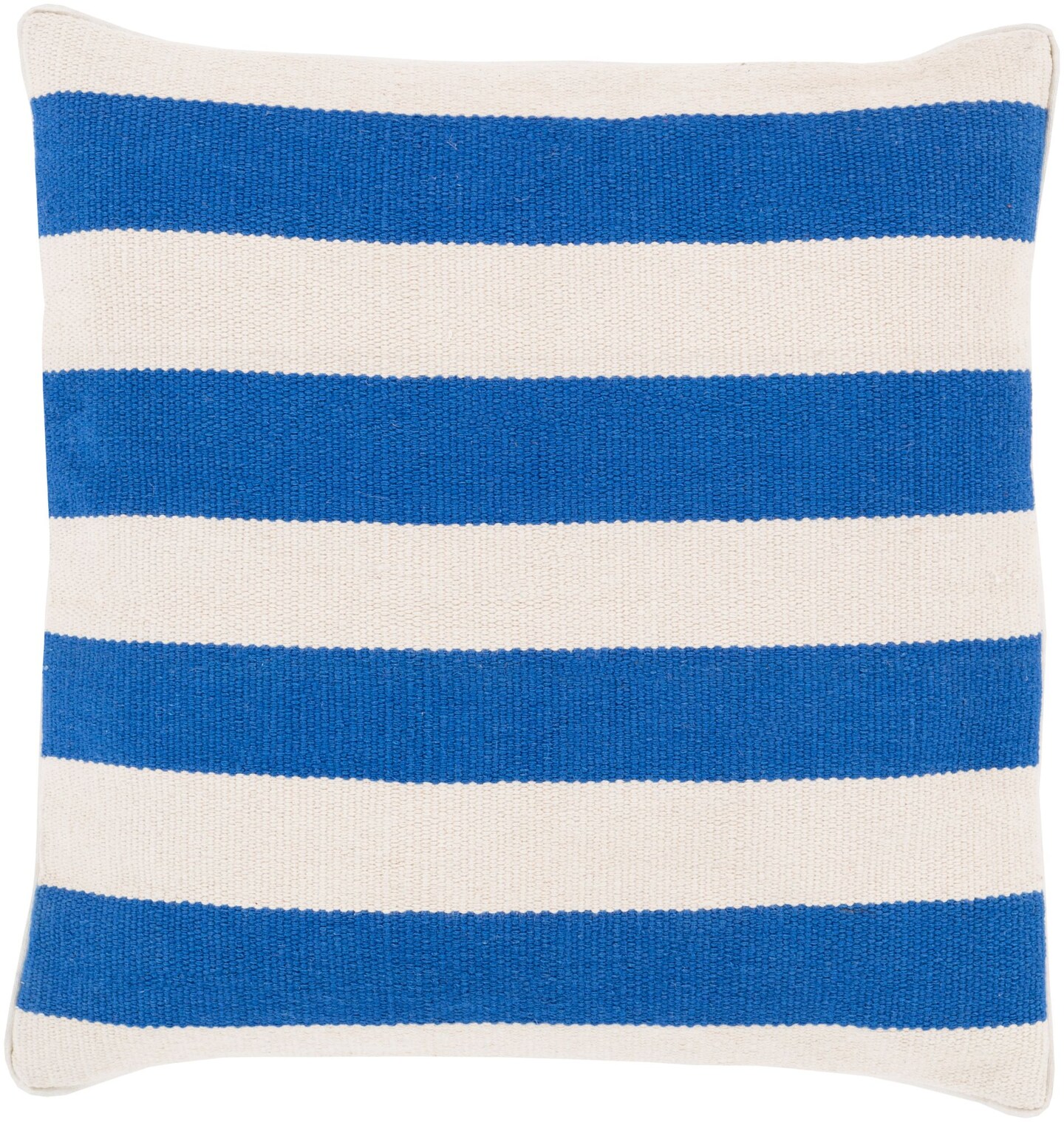 Ivory Striped Square Pillow