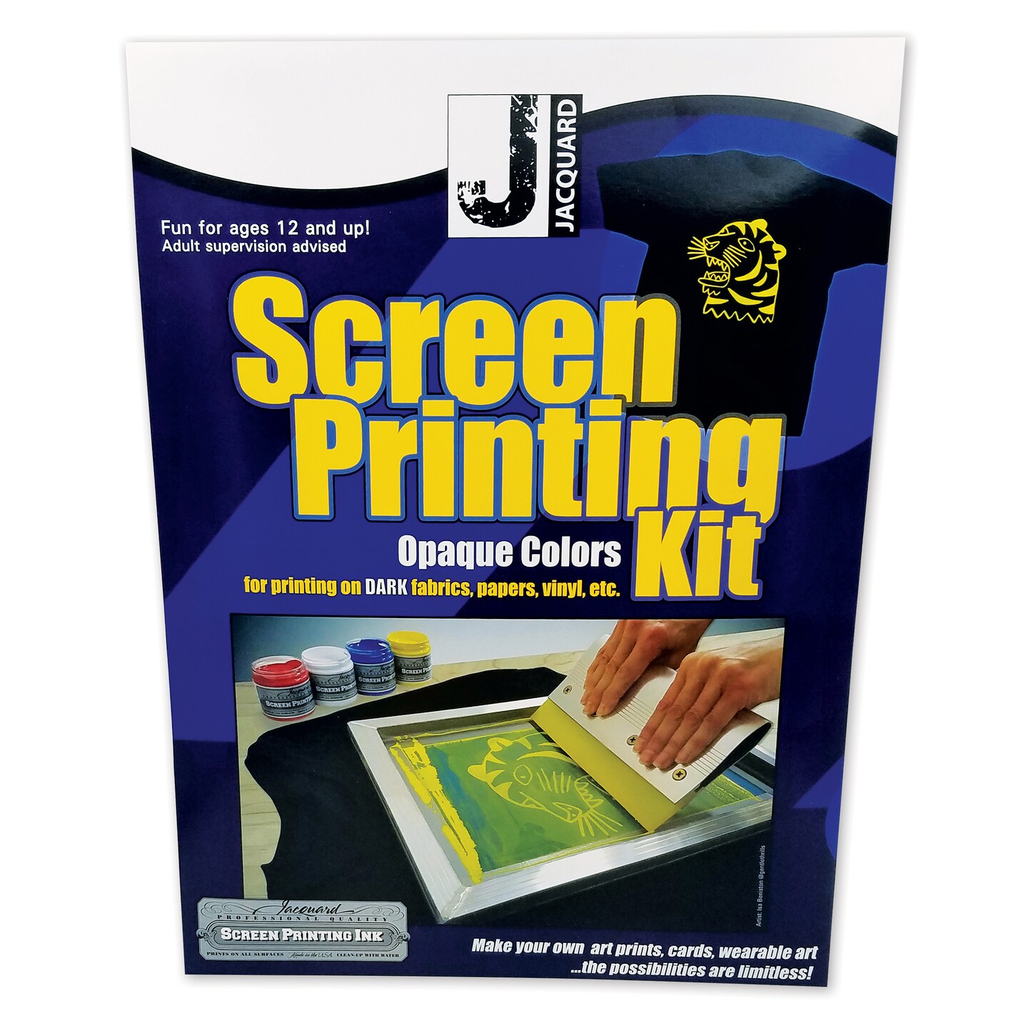 Pro Screen Print Ink 16Oz Black - MICA Store