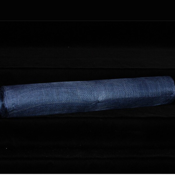 The Ribbon People Royal Blue Sinamay Abacá Fiber Craft Ribbon 18" x 16 Yards