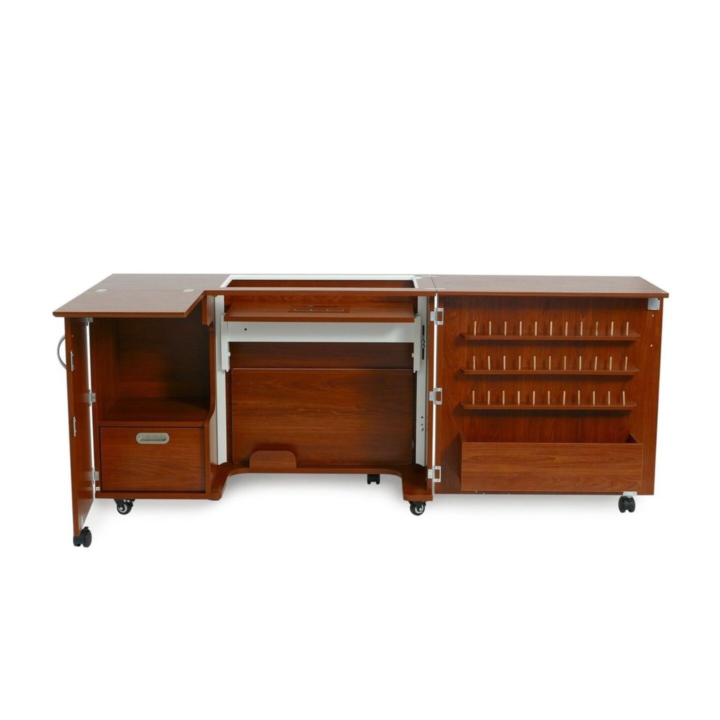 Kangaroo Sewing Furniture Wallaby II Cabinet - Teak