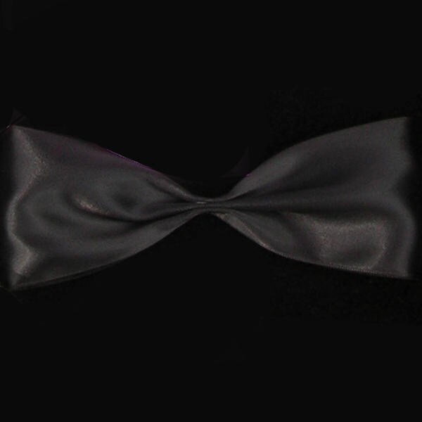 The Ribbon People Black Double Face Satin Craft Ribbon 0.25&#x22; x 162 Yards
